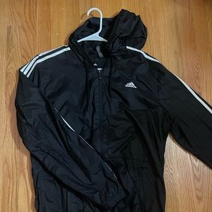 Men’s Adidas Black Windbreaker
